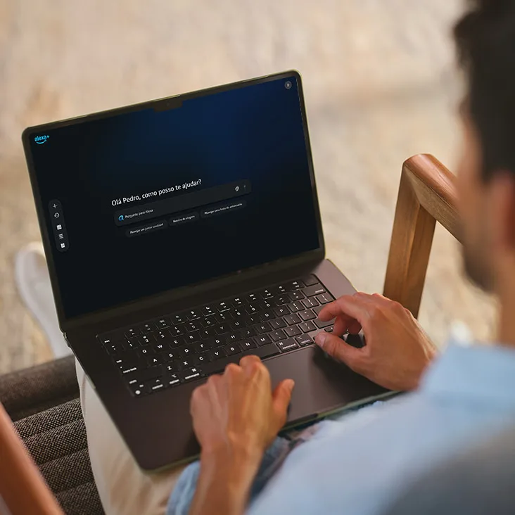 Alexa+ acessível no navegador web no Mac e no PC para continuar conversas iniciadas no Echo