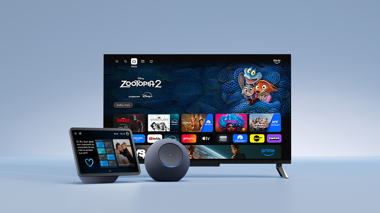 Projetado para a Alexa+